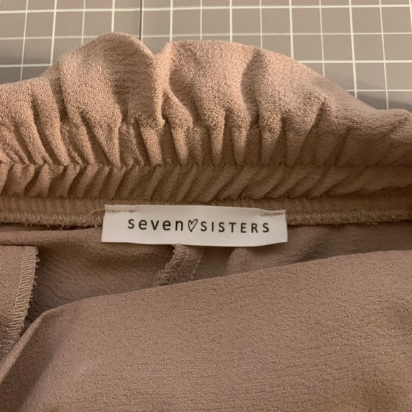 Seven❤️Sisters wide leg pants in blush Size Medium - Picture 5 of 7